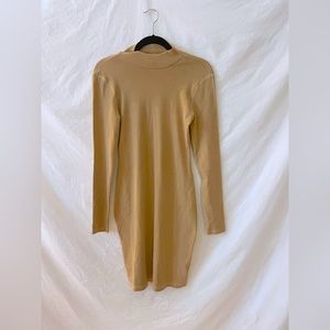 Long sleeve Bodycon knee length dress